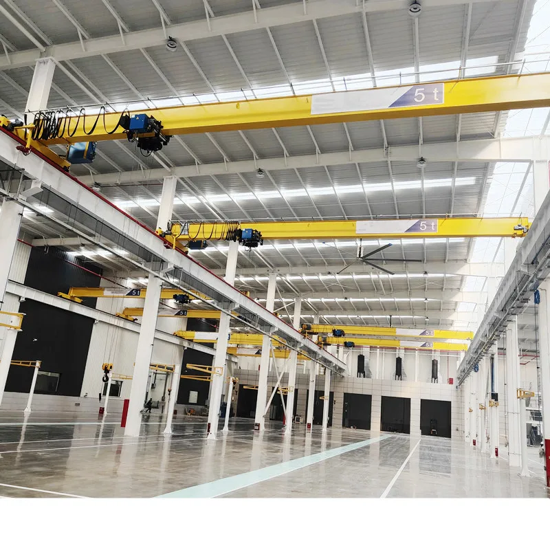 1 ton 2 ton  5 ton 10 ton EOT overhead crane with remote control 20 ton single girder bridge crane price 5T 10T  for sale