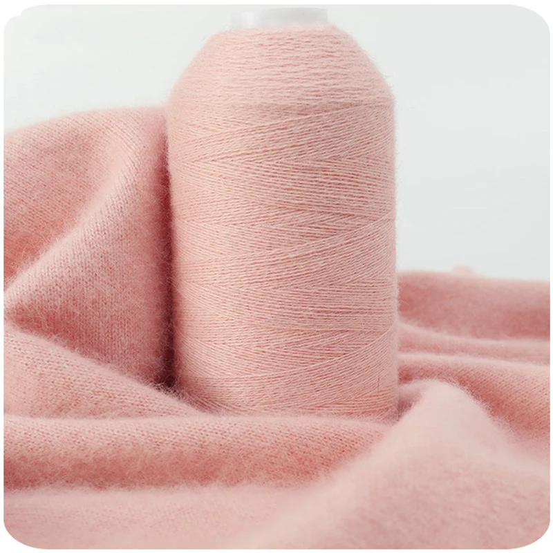 MENCA 200g/cone 100% Goat Cashmere Yarn for Machine Knitting 26s/2 Count for Women Scarf Mongolian Cashmere Hand-Knitting Yarns