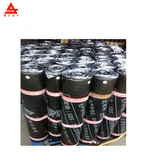 Roof Building Material SBS Modified Bituminous Waterproof Mebrane Torched on Membrane