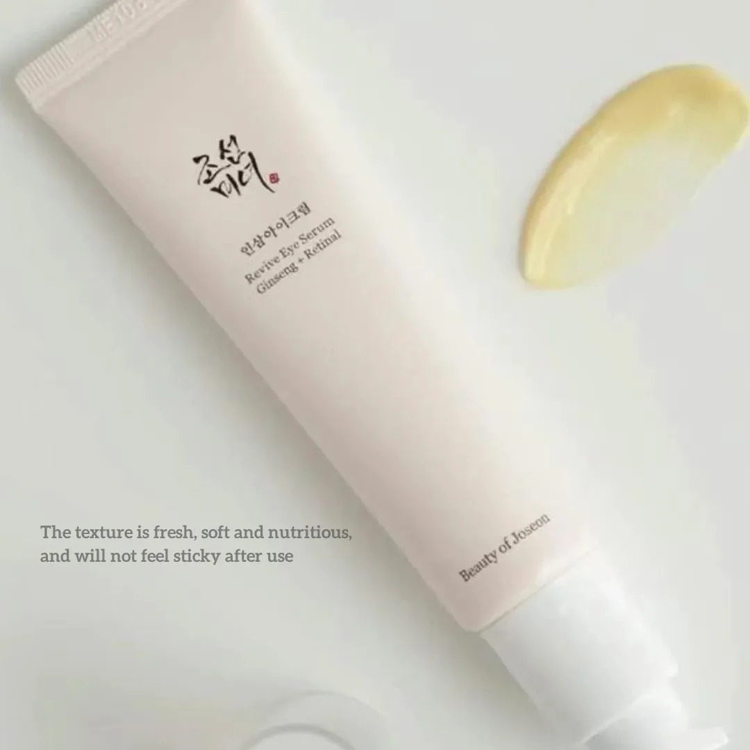 Korean Beauty-of-Joseon Revive Eye Cream Ginseng + Retinal Anti-Aging Tightening Lotion for Female Skin Care Moisturizer