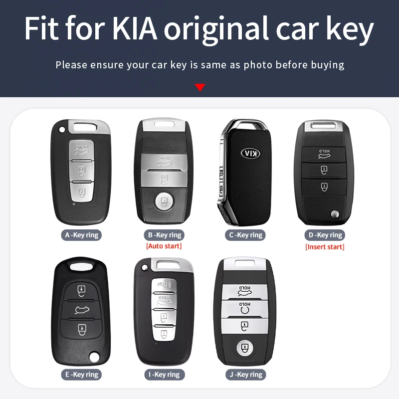 Luxury Car Accessories  Mental Silicon Car Key Cover Case For KIA Sorento 2012 2015