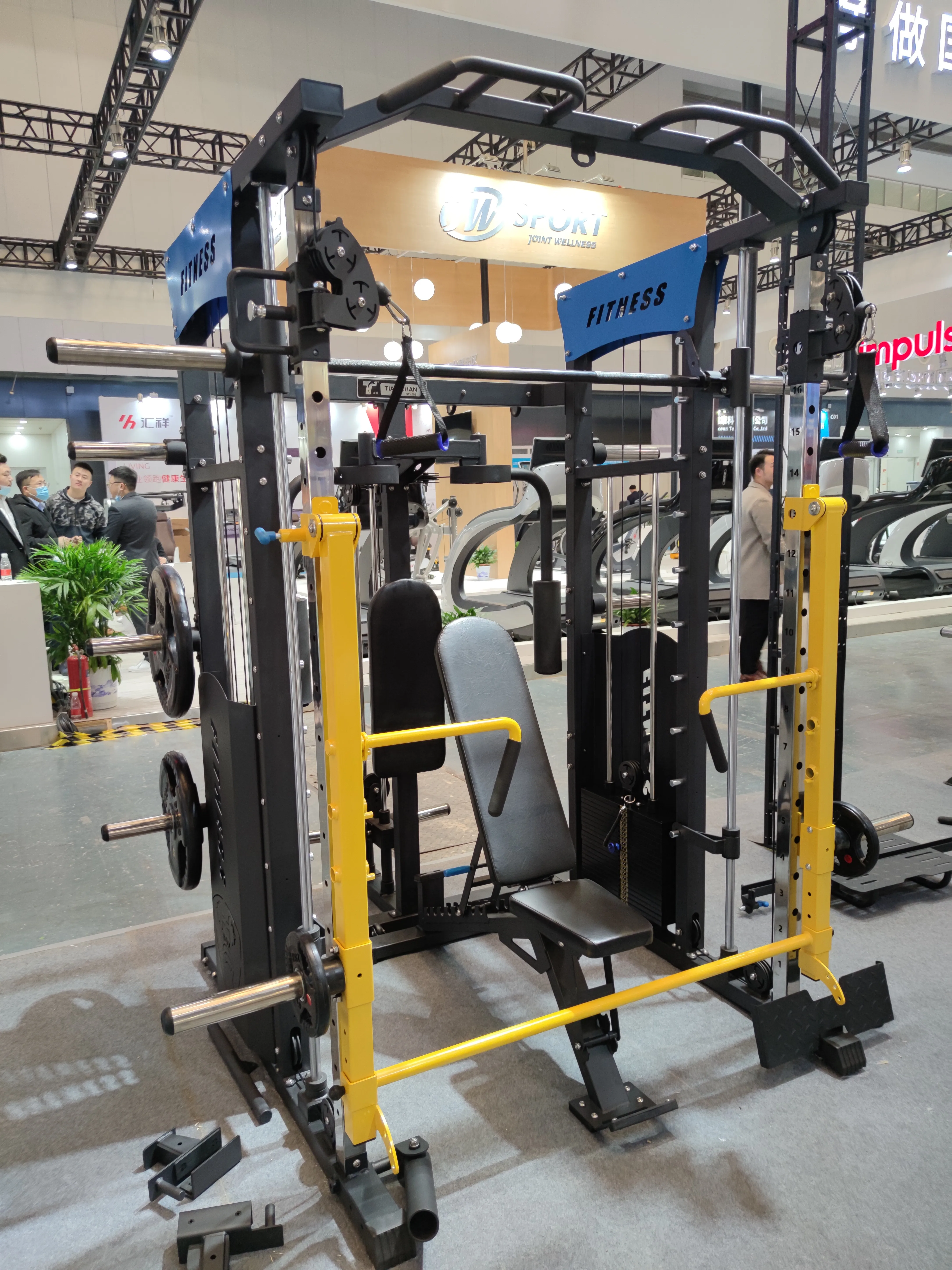 TZ-Q1008 полный тренажерный зал Смит машина функциональный тренер для домашнего