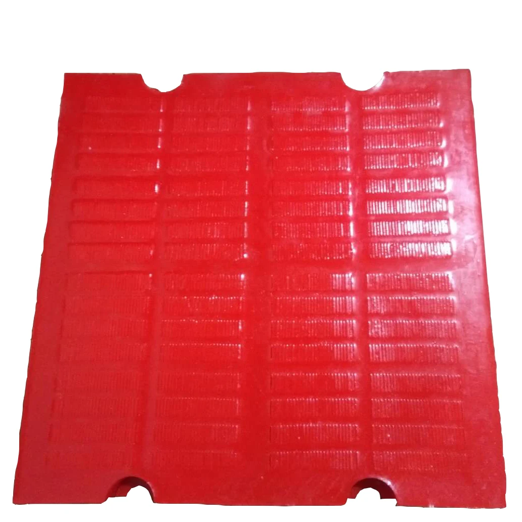 Polyurethane rubber vibrating screen mesh sieve plates dewatering pu mesh screen