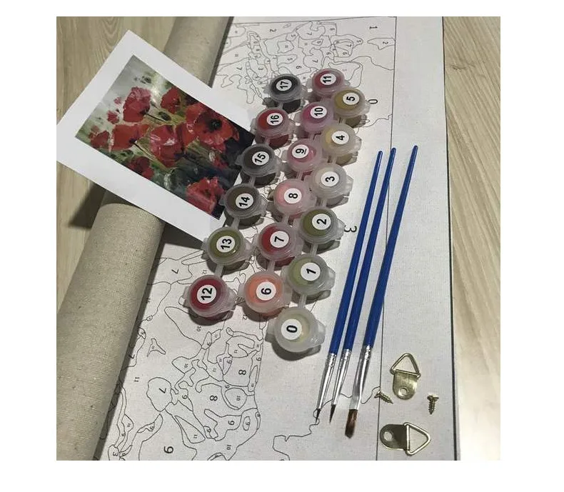 2022 Newest Funny Art Sea DIY Digital Painting Oil Canvas Painting With Combo Frame