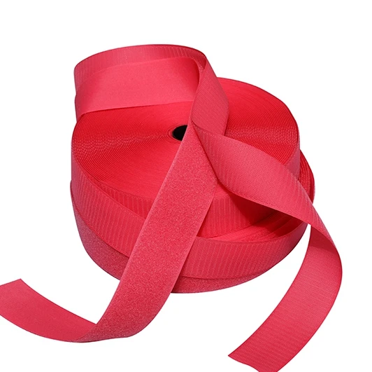 LOGO can be printed Strong industrial Strength Self adhesive hook and loop tape fasteners back to back Available