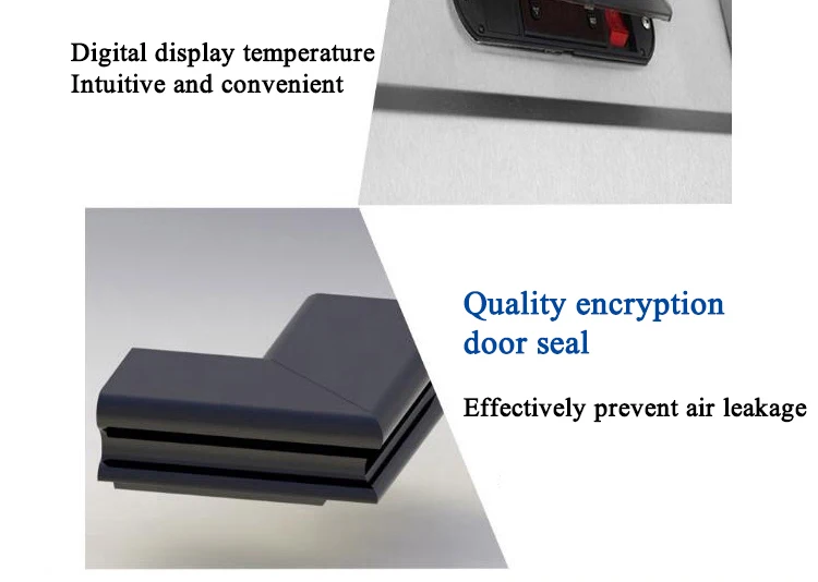 Гостиничный высокопрочный Профессиональный кухонный холодильник для хранения продуктов морозильники коммерческое ресторанное