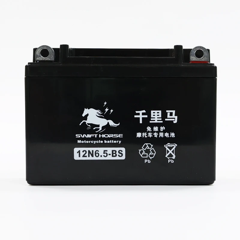 OEM Best Price Maintenance- Free Long Life 12N6.5 Bs Yongkang Motorcycle Battery