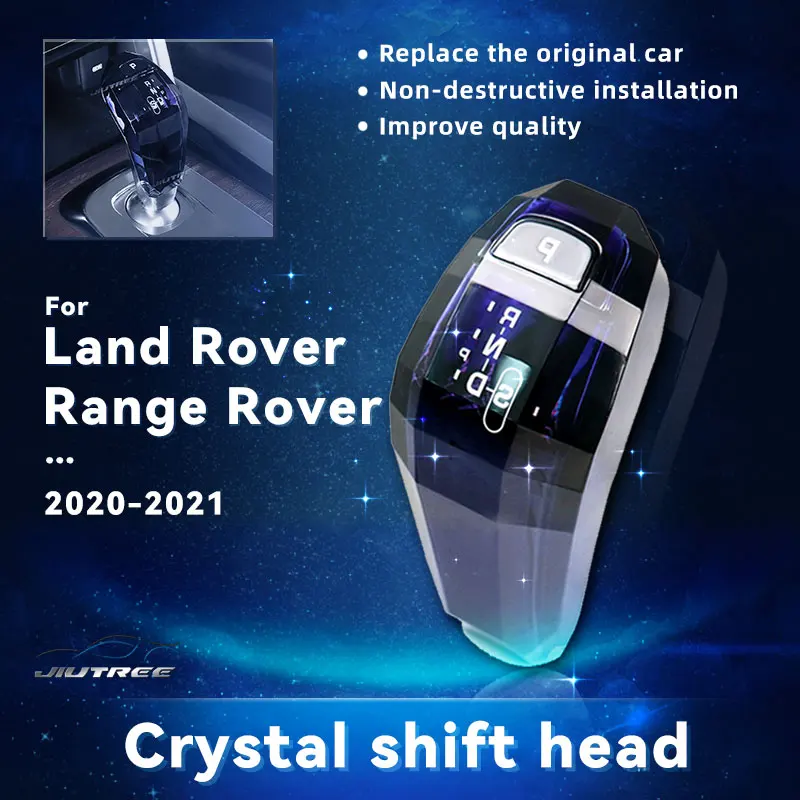 For Land Rover Aurora Range Rover Sport Jaguar Automatic Gear Modification Crystal Lever Shift lever Upgrade Crystal Handle