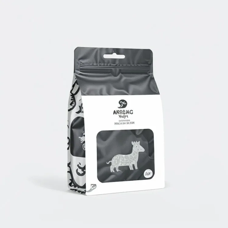 Пользовательские 2 кг 5 Ziplock корм для животных домашних кошка собака упаковка мешок