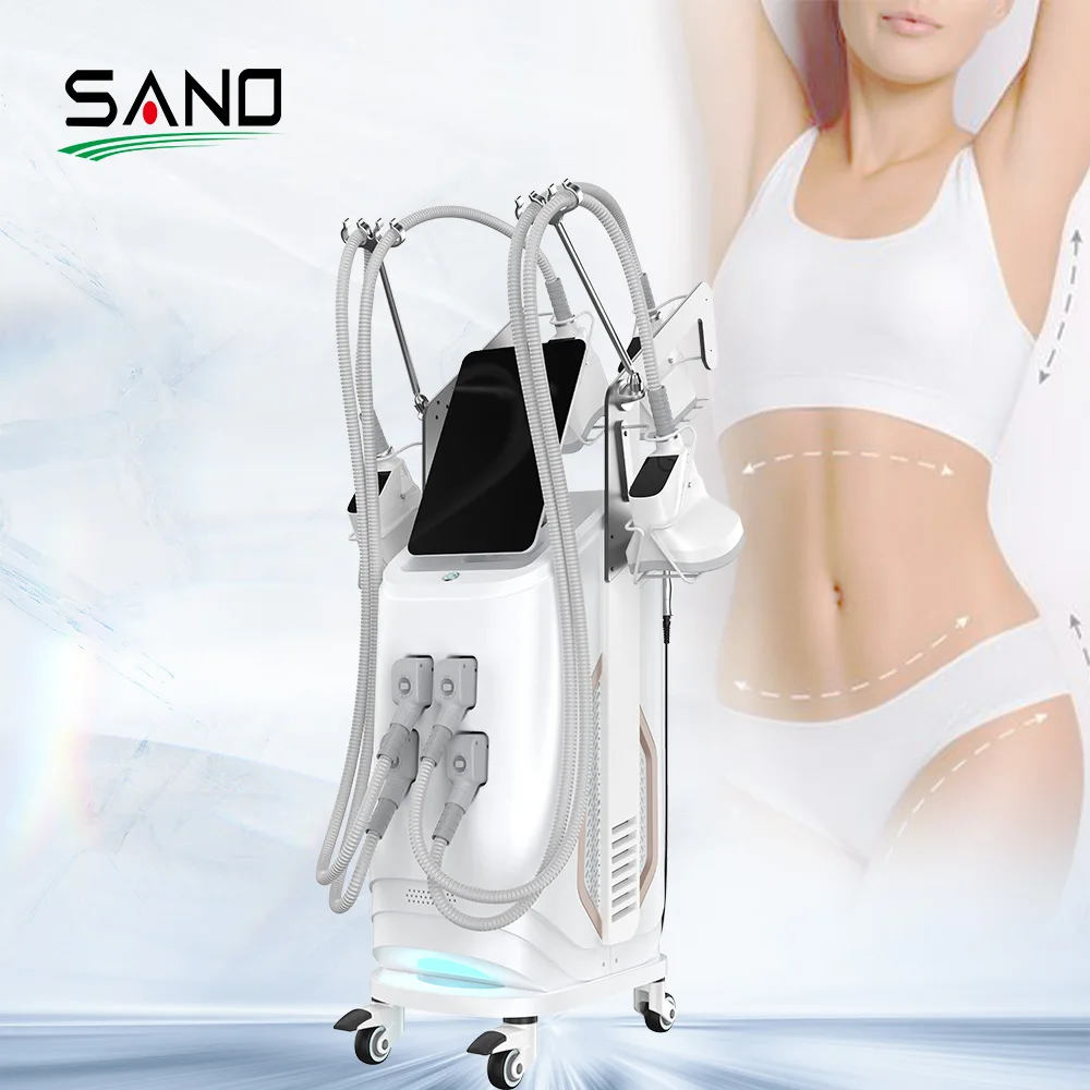 360 Cryolipolysis Machine Fat Freezing Cavitation System Cryo With Four RF Head Slimming Machine