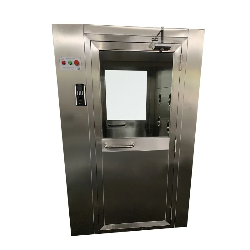 Modular Clean Room Air Shower with Air Interlocked System GMP Cleanroom Stainless Steel Air Shower