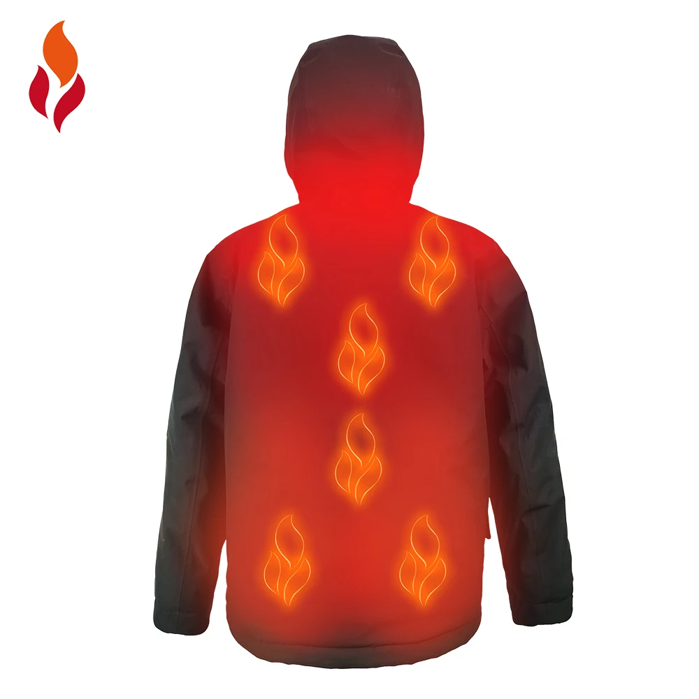 NEW ARRIVAL OEM Heat Jacket For Man Constant Heating Extra Size Winter Jacket USB Electric Battery Heated Jacket