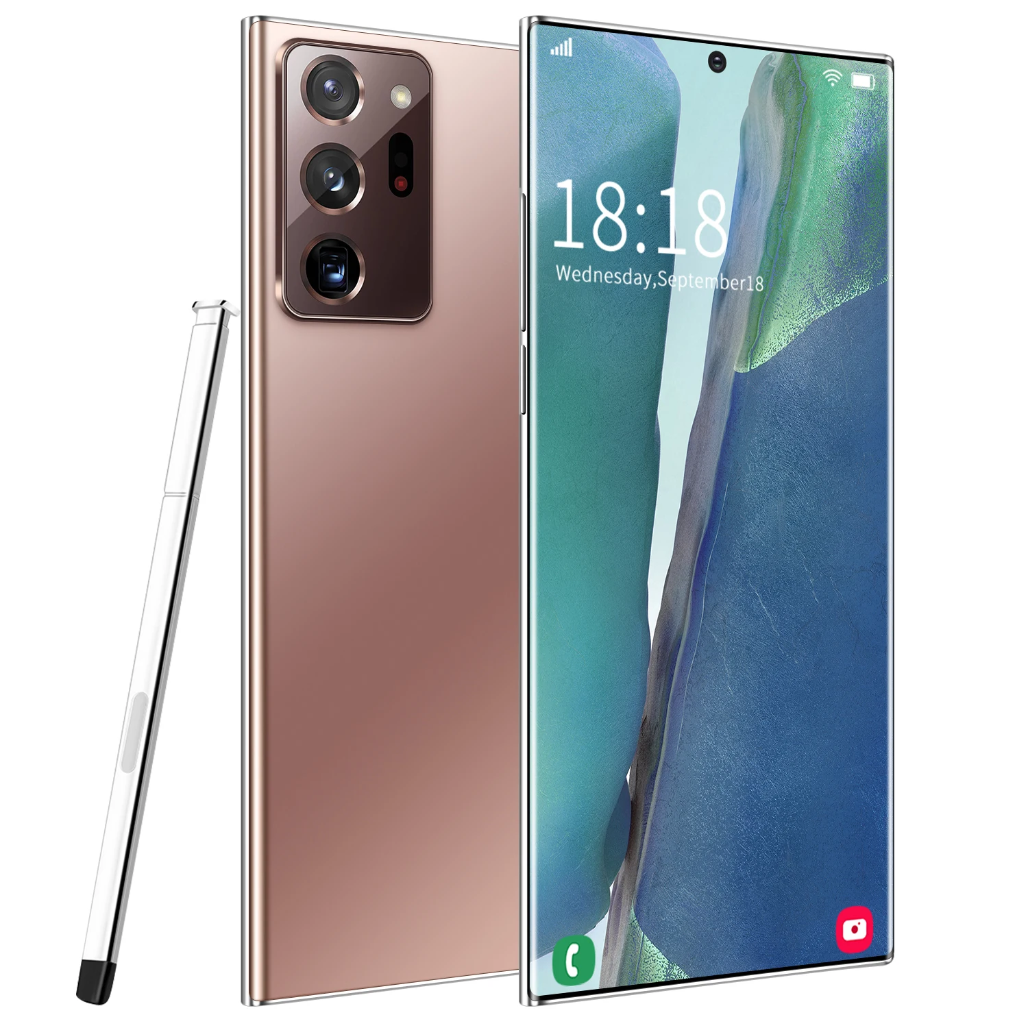  Смартфон Note 20 U + с разблокировкой по отпечатку пальца 6 9 дюйма HD 4G б/у смартфоны для мобильных телефонов поддержкой OEM /