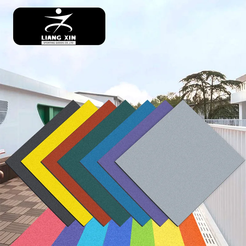 Outdoor Rubber Safety Tiles Carpet Tile Rubber Playground Flooring Mat