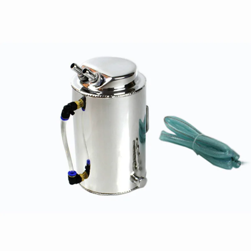 Universal 2L Aluminum Oil Catch Can Breather Tank