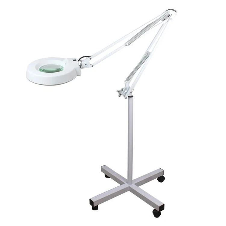 LT-86E Mobile Salon Floor Magnifying Glass LED Lamp Cosmetic Lamp for Aesthetics