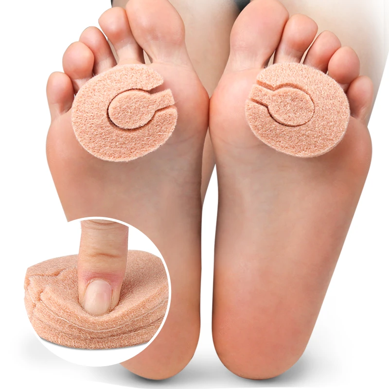 cushion synthetic fibre foot pain relief pad u-shaped callus relief pads cushions Felt Callus Cushions