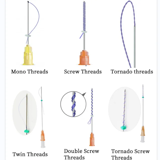 v lift blunt cannula nose lifting pdo thread /fios de pdo face lift nose /tighten pdo cog thread lifting for nose breast