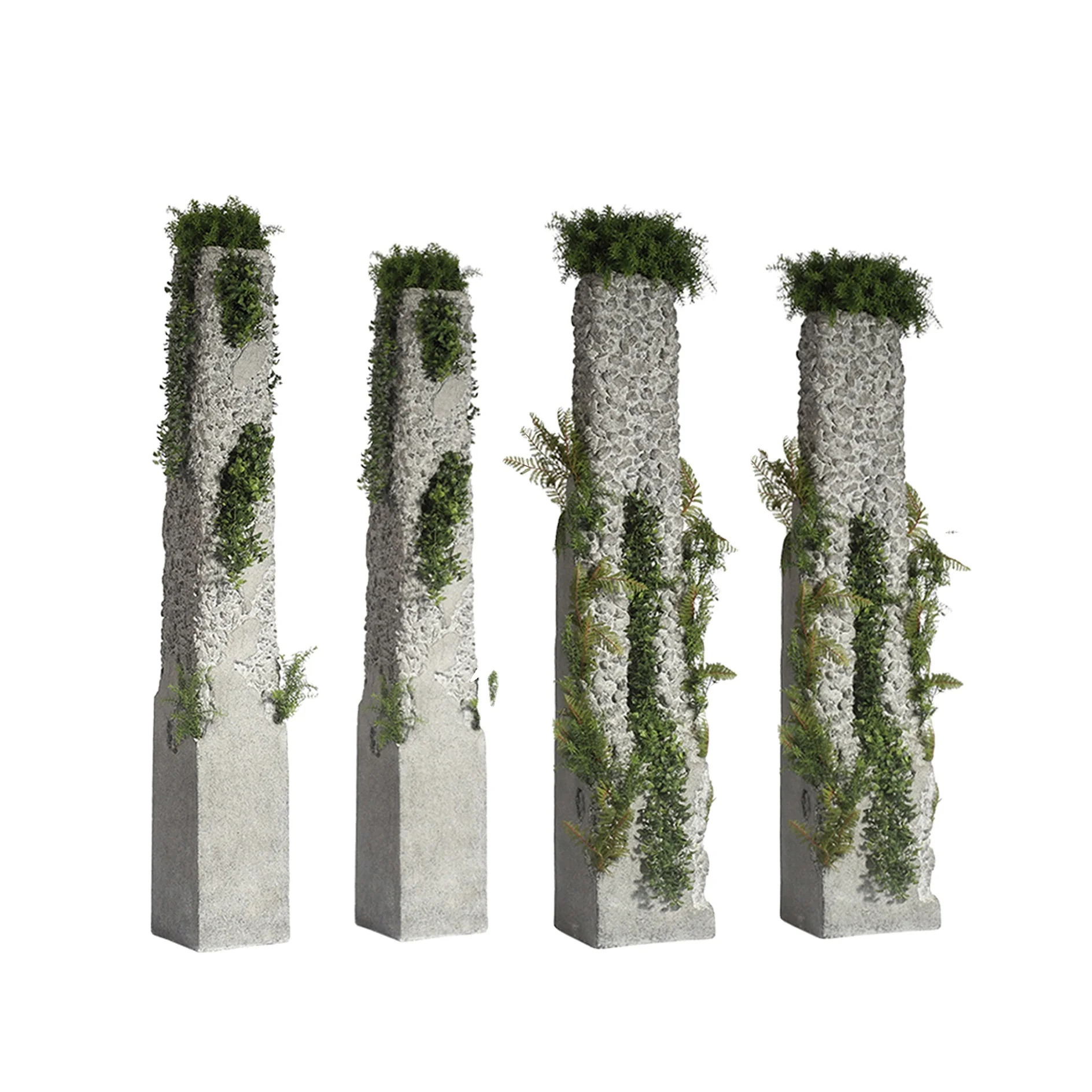 Современные искусственные растения для украшения сада цветы вставлены в отель двор вилла парк стекловолокно горшки набор растений