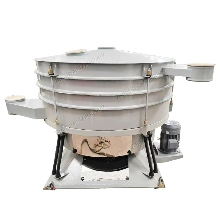 Large output zinc ashes swing sieving machine rotary tumbler vibrating screen for metal powder filtering