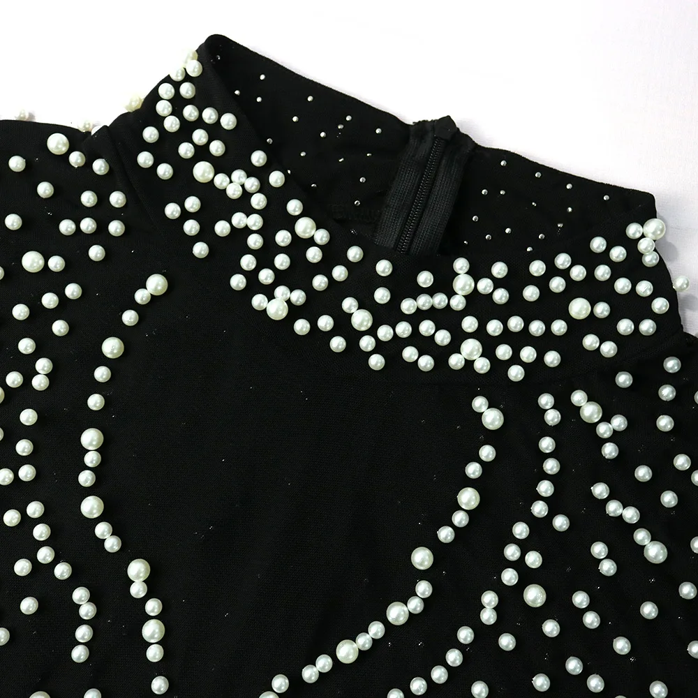 Dinner Sexy Tight see through Net yarn hips long tail sequin party dresses women evening elegance dress