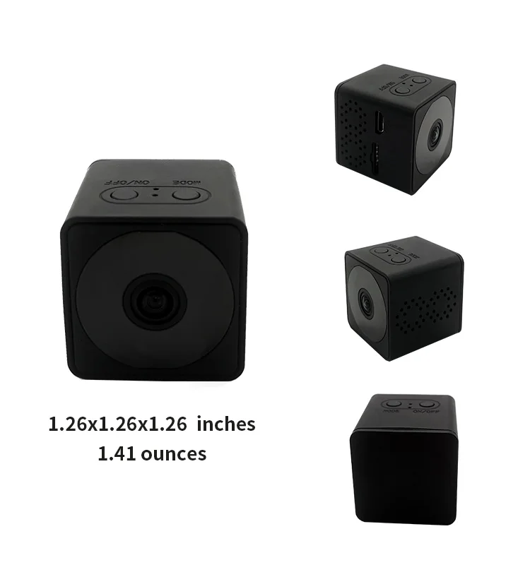 
Continuous 10 Hours Working Time HD 1080P Video IP WiFi Wireless Nanny Invisible Battery Secret Small Mini Spy Hidden Camera 