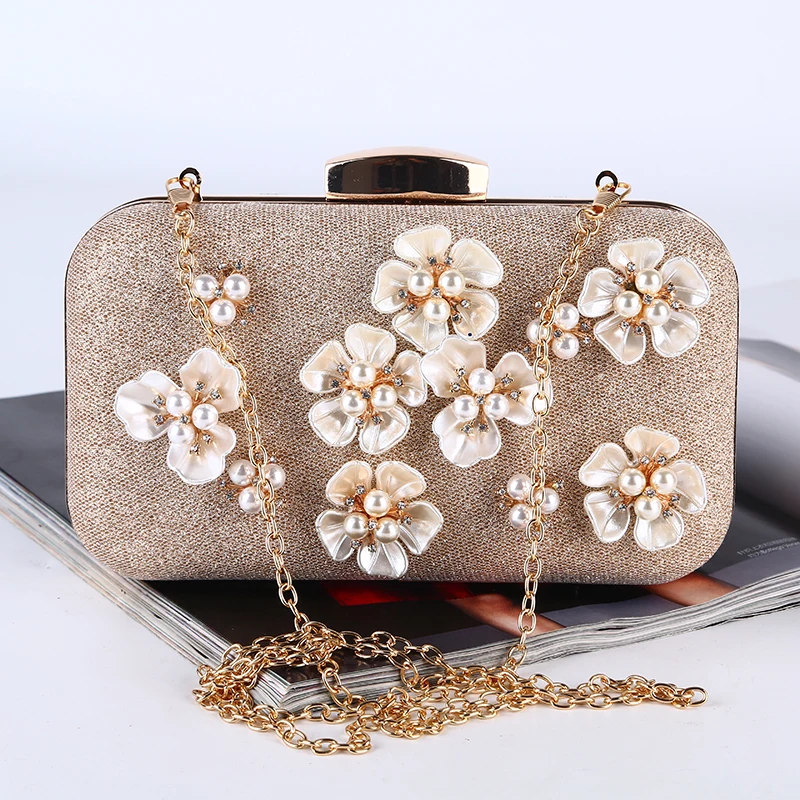 
Beautiful Custom New Design Ladies Evening Clutches Ladies Dinner Party EVA Handbag With Removable Shoulder Metal Frame Purse 