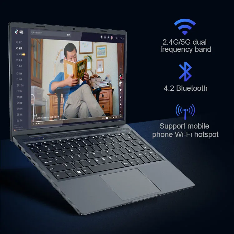 OEM Laptop 14 inch N5100U 256G 1920*1200 light gaming book Win 11 computer business