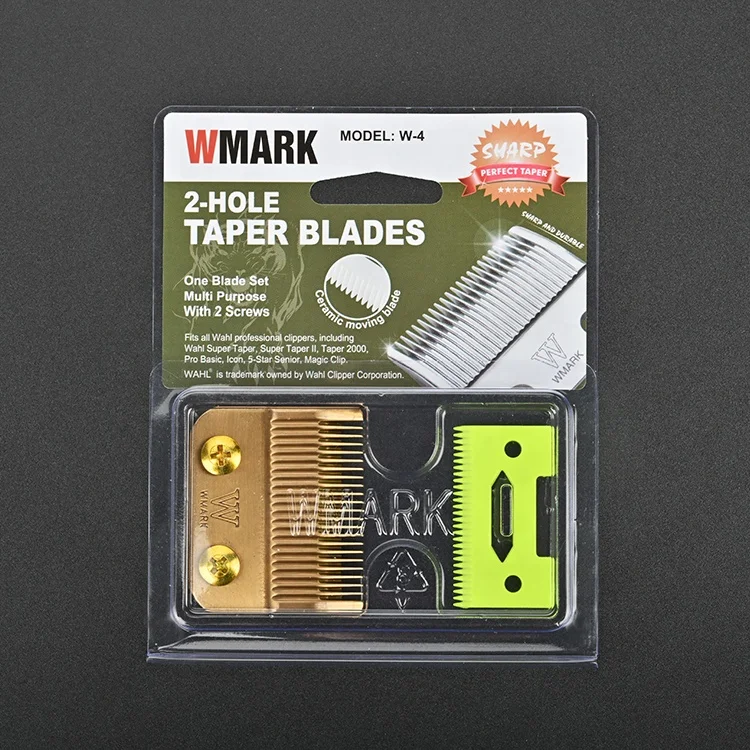 WMARK High Carbon Steel Zirconia Ceramic Moveable Replacement Hair Clipper Trimmer Blade