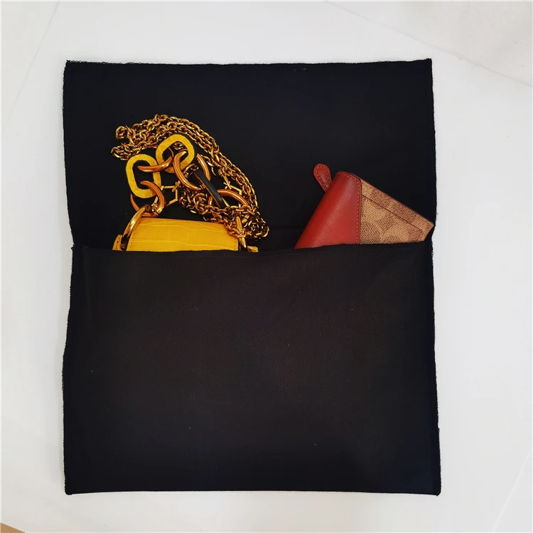 GOTS Organic Cotton Envelope Bags Fold over White Cotton Envelope Pouch Dust Clothes Pillow Pouch Bag With Cotton Bow