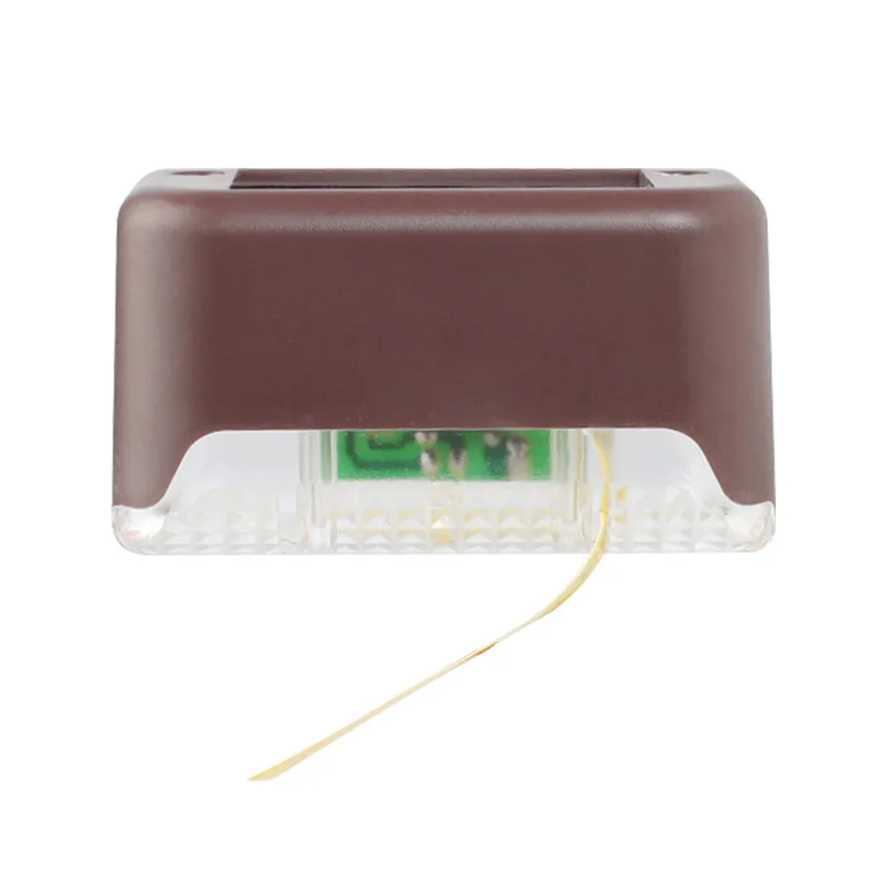 1/2/4/8/16/20/24pcs LED Solar Stairs Lights Outdoor Lighting Waterproof Step deck Light Fence Railing Garden Yard Decoration