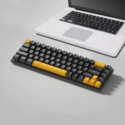 Новое поступление, мини-клавиатура, беспроводная Механическая Подсветка Rgb, игровая перезаряжаемая клавиатура