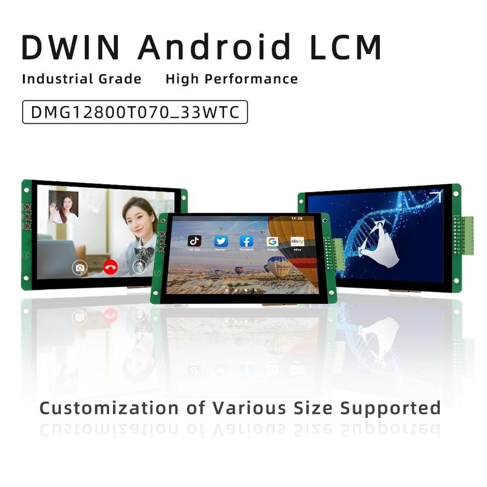 DWIN Android Сенсорная панель дисплей умный ЖК-экран 7 дюймов IPS WXGA CTP TFT LCM с OS WIFI для 3D Beauty
