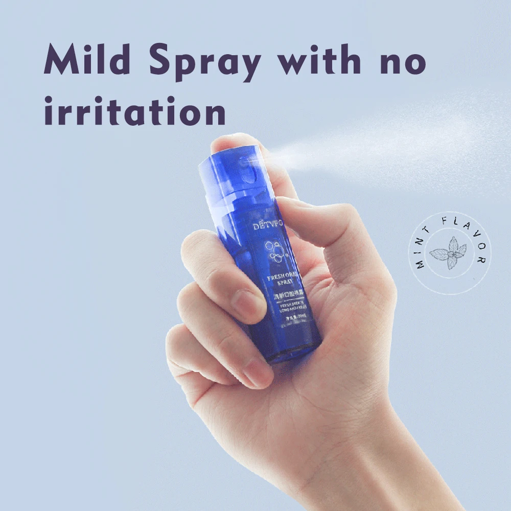 Oem Оральный/ротовой спрей персик для плохого дыхания мятный спрей для рта