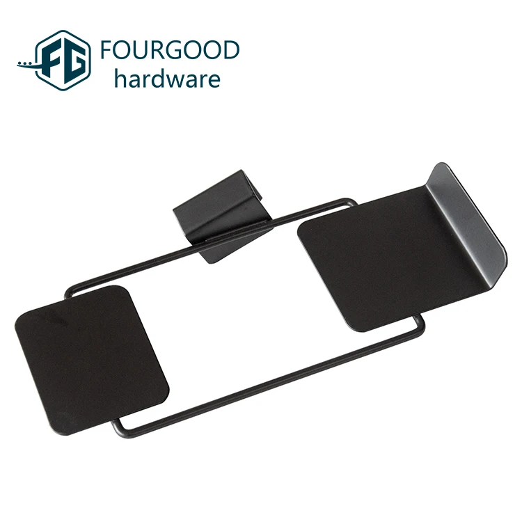 High quality  black metal shoes display shelf for shop