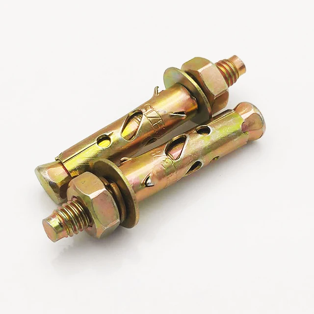 Крепежные детали по заводской цене низкоуглеродистая сталь желтые оцинкованные противоскользящие якоря типа акульих