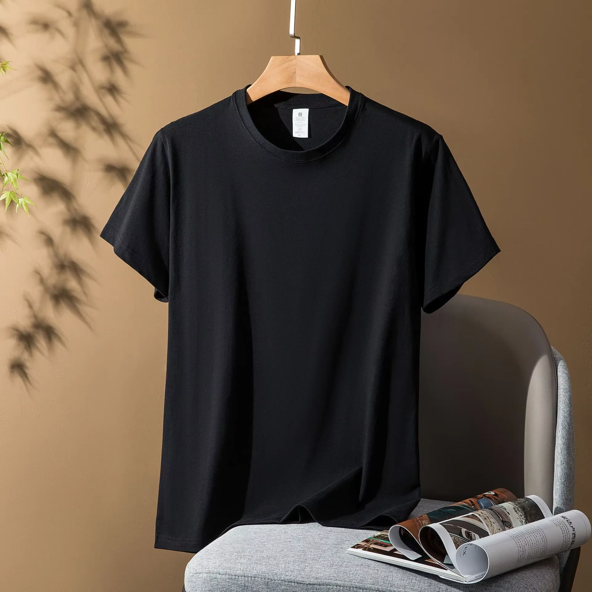 Quality man tshirt 2022 Wholesale tshirts 210gsm cotton custom 210 gsm cotton t shirt t-shirt