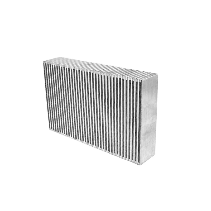 custom made china aluminum bar plate air-to-liquid intercooler core aluminum radiator core