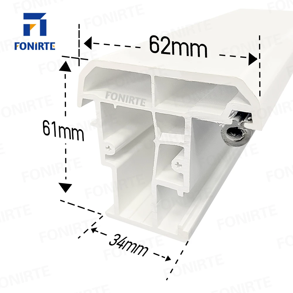 Low Price UV Protection High Precision Upvc Frame Profile Pvc Plastics Profiles For Windows