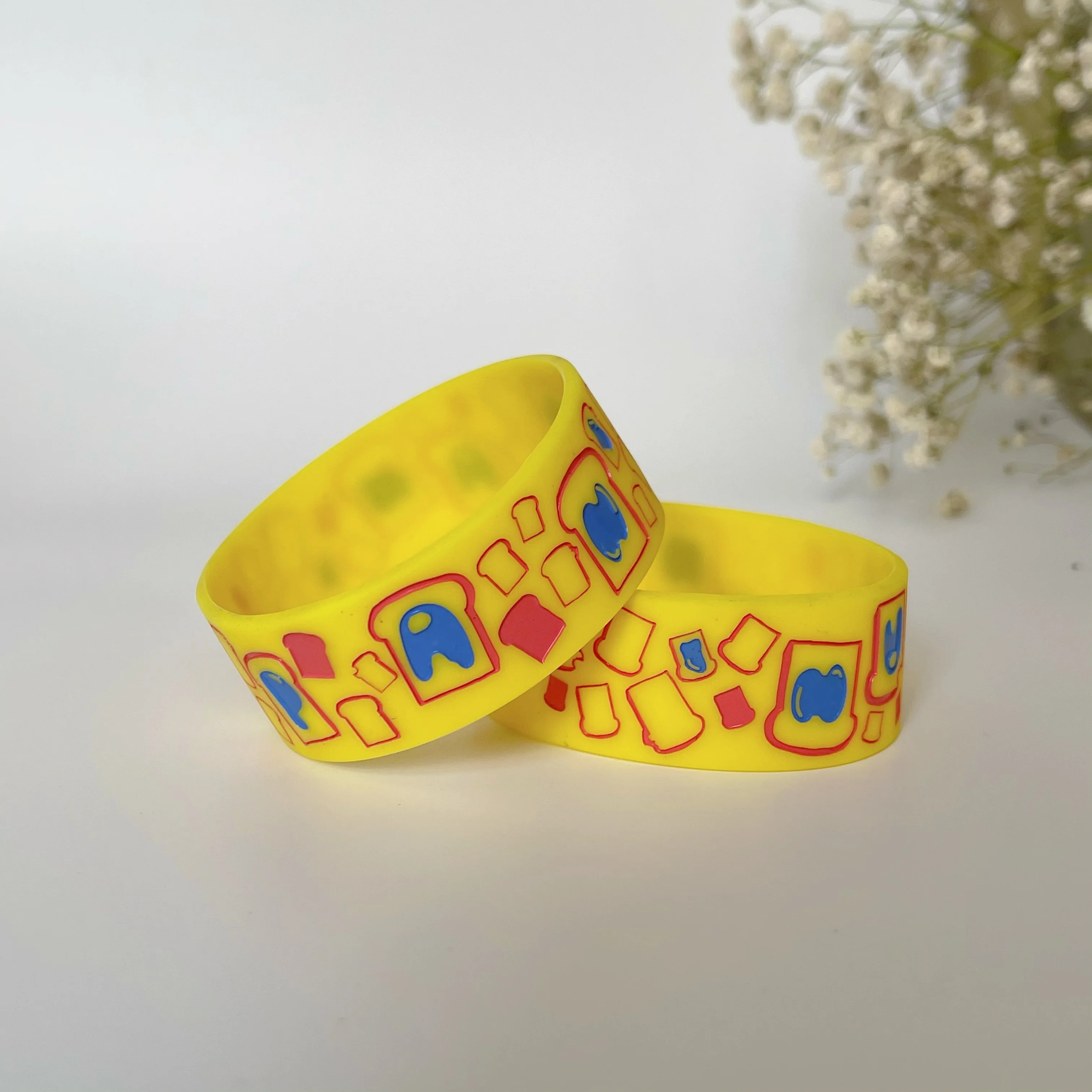 
Cheap No Minimum Debossed Wristband Customize Silicone Bracelet With Pedometer For Kids 