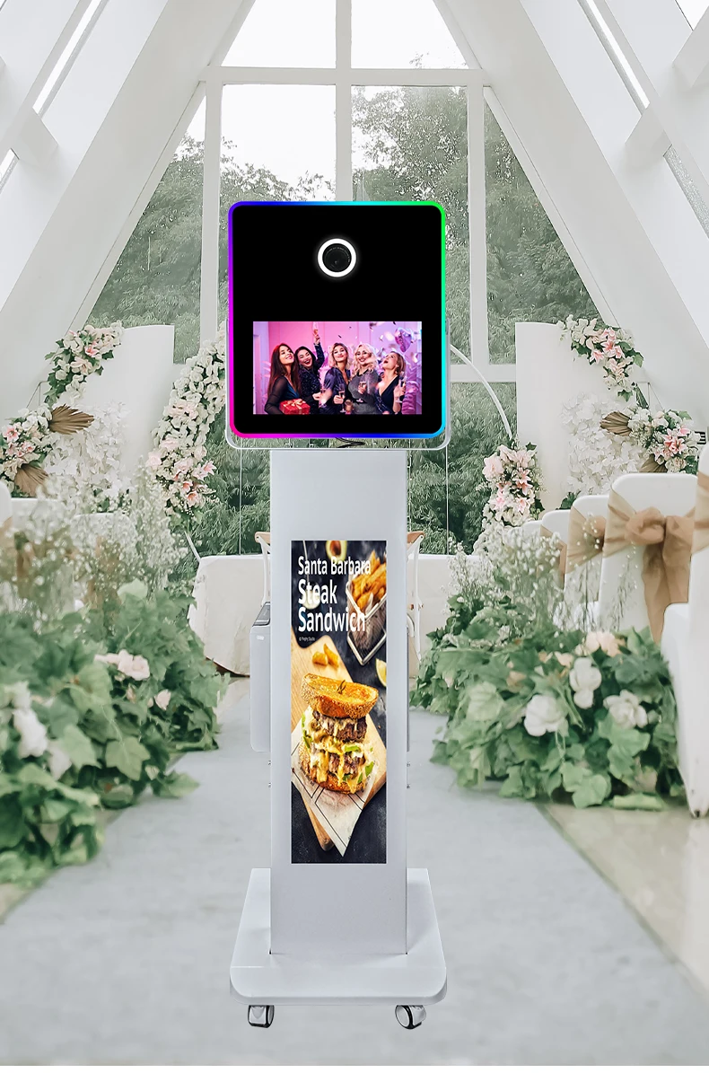 Hot Selling Dslr Photo Booth With High Resolution LCD Screen Display For High-End Events Include Easy Carry Hard Case