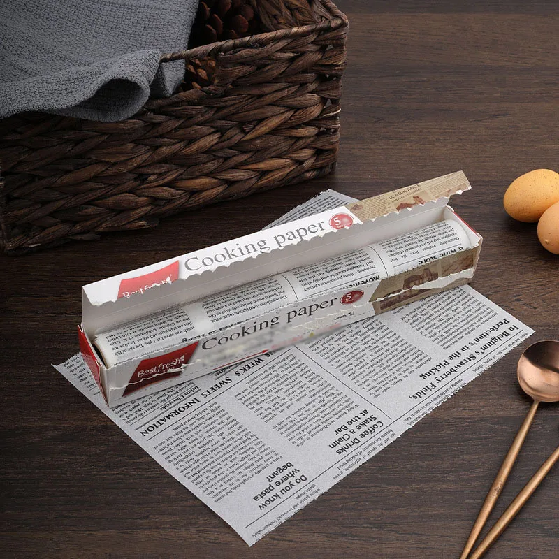 Food Grade Custom logo Printed Wax Paper Grease Proof Sandwich Wrapping  Paper or Burger Baking Food Paper