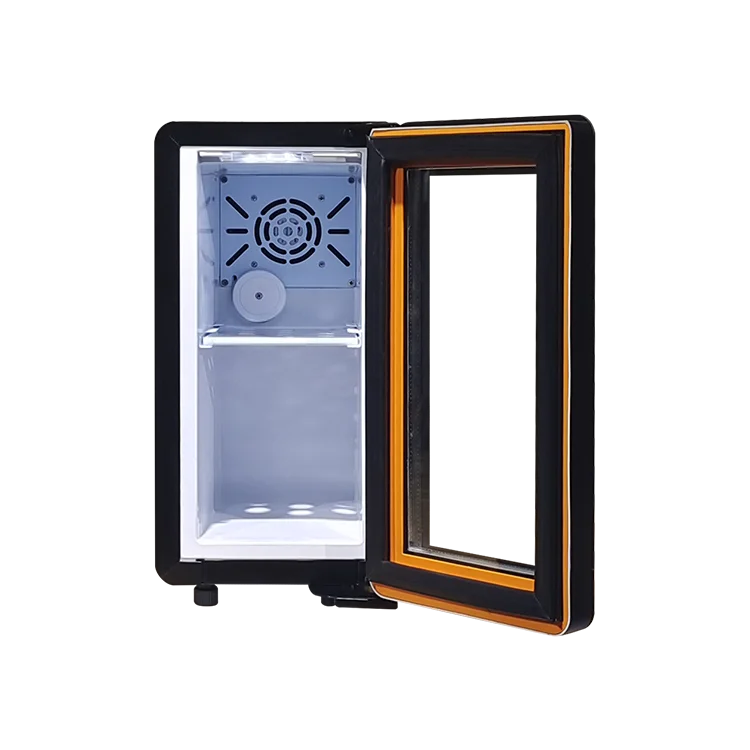 Meisda SC08E Small Milk Fridge Glass Door 220V Compressor ROHS Certified Display Cooler for Coffee Machines