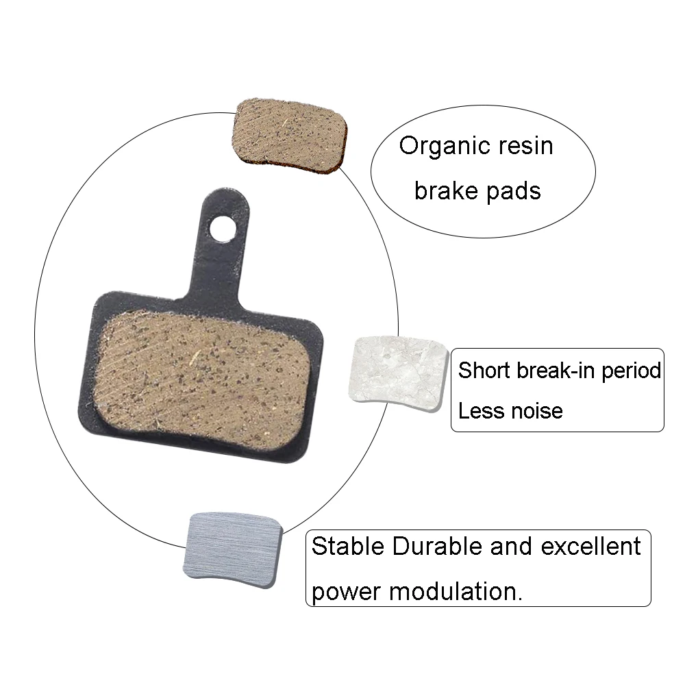 Wholesale Bicycle Resin Semi-Metallic Mtb Shimano Disc Brake Sintered Pads