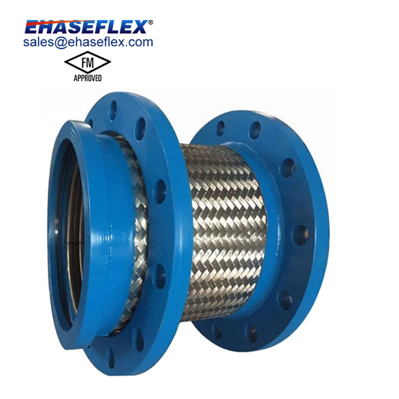 Factory Sales FM Approved  EH-600M-L/600M-LH SUS304 stainless-steel metal flexible joint With Floating Flange