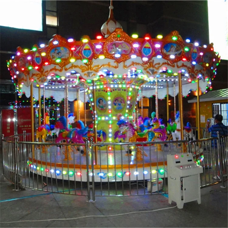 Factory price carousel horse amusement park rides amusement park swing carousel ride