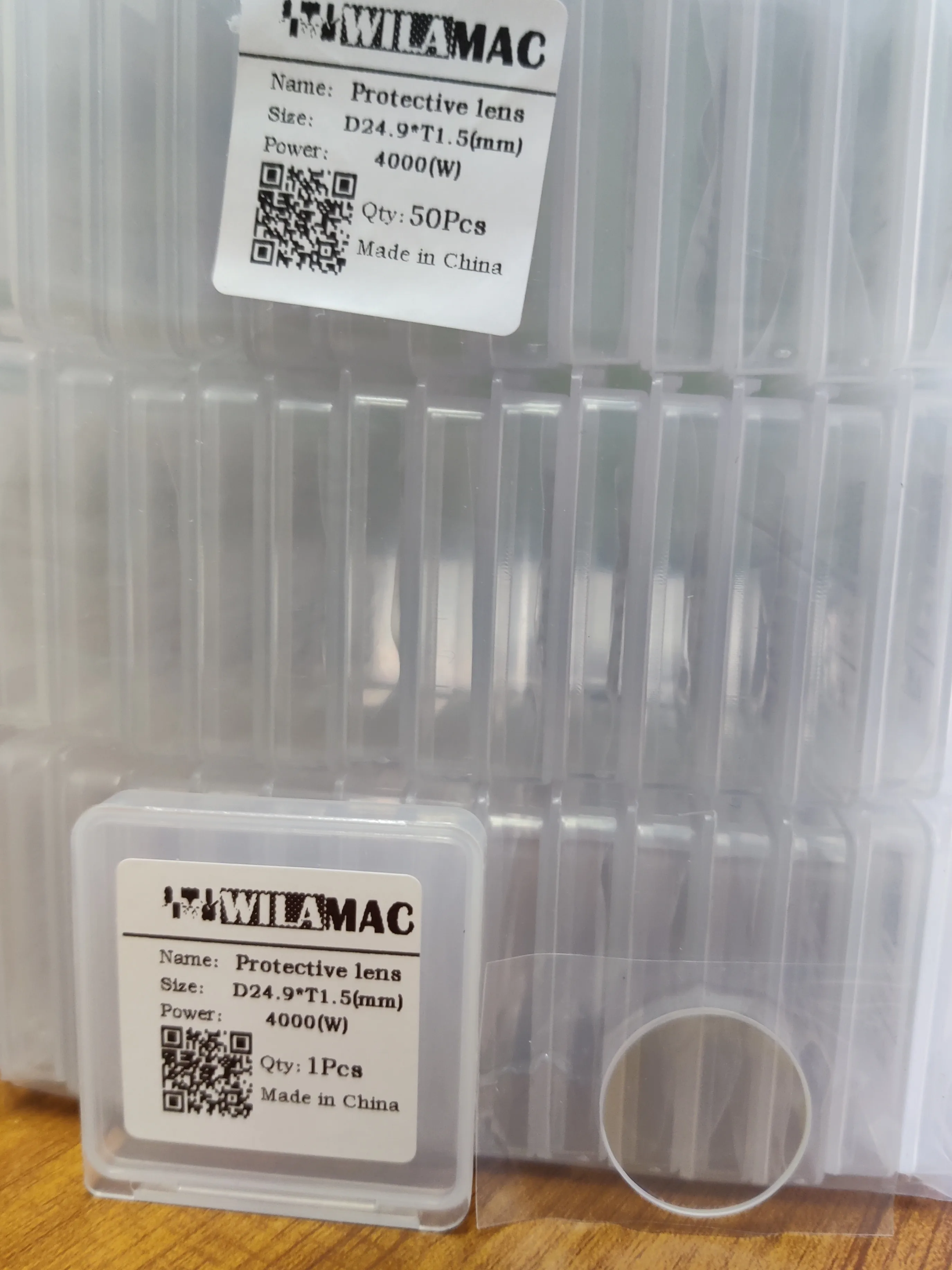 WILA MAC  D30-37mm Laser Protective Lens 30x2 30x5 37*7mm Protection Window Laser cutting and welding Machine Lens