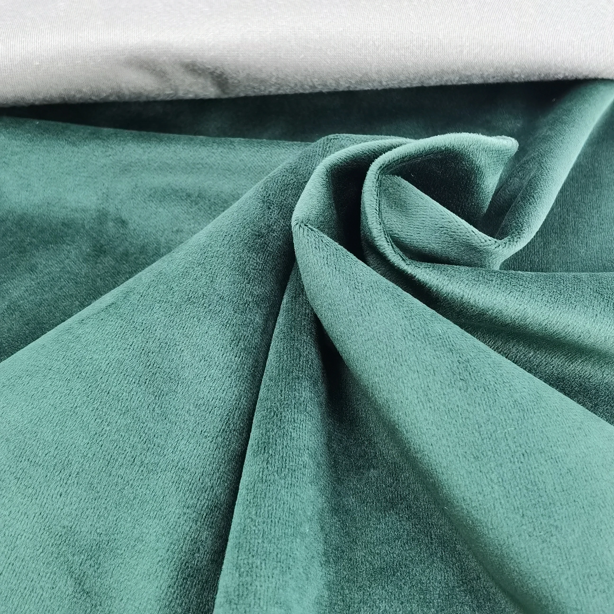 250gsm 100% polyester  velboa plush italy velvet fleece fabric