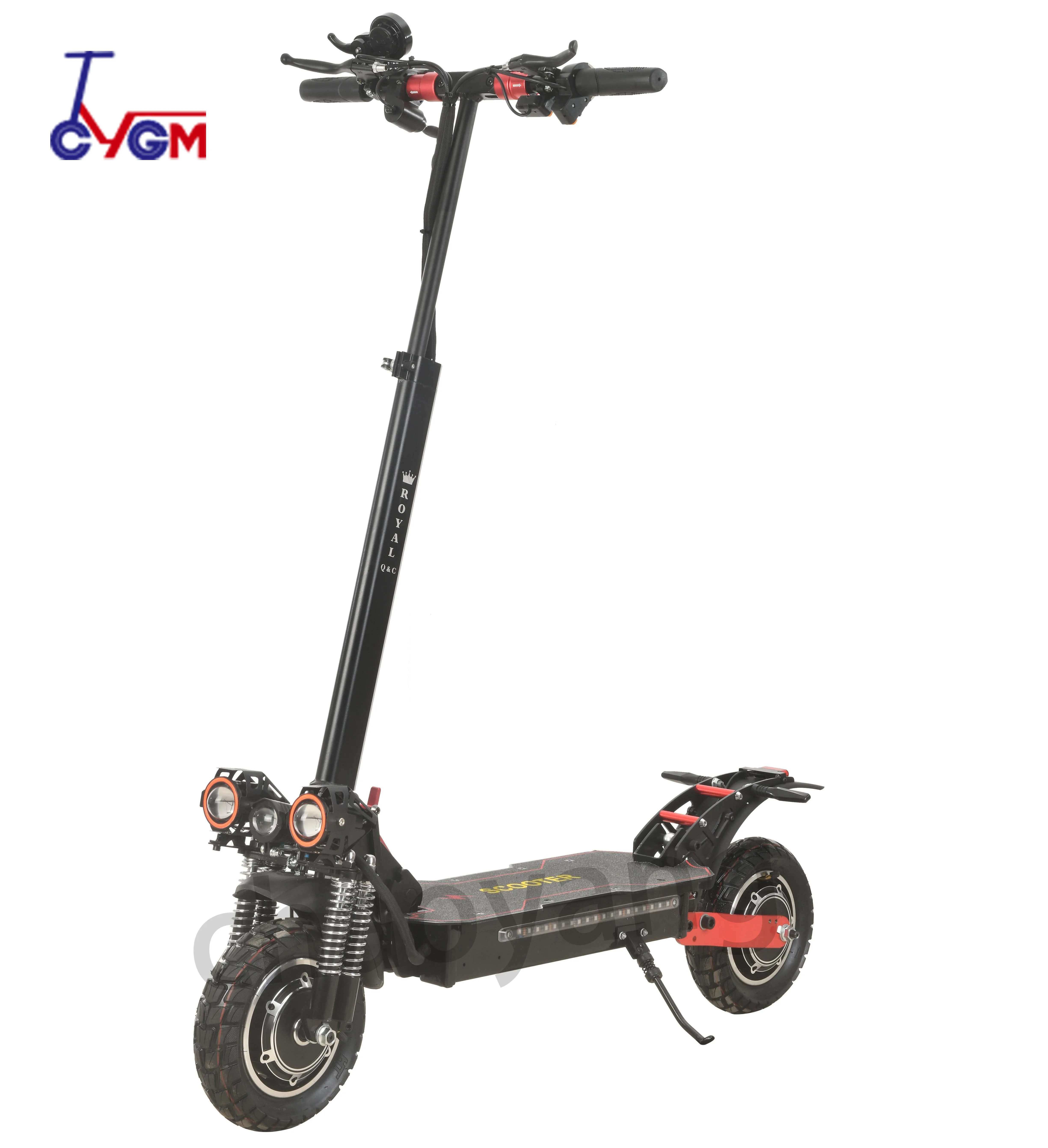 2023 New design 60V5000W dual motor foldable fat tire adult motorcycle electric scooter 5000w