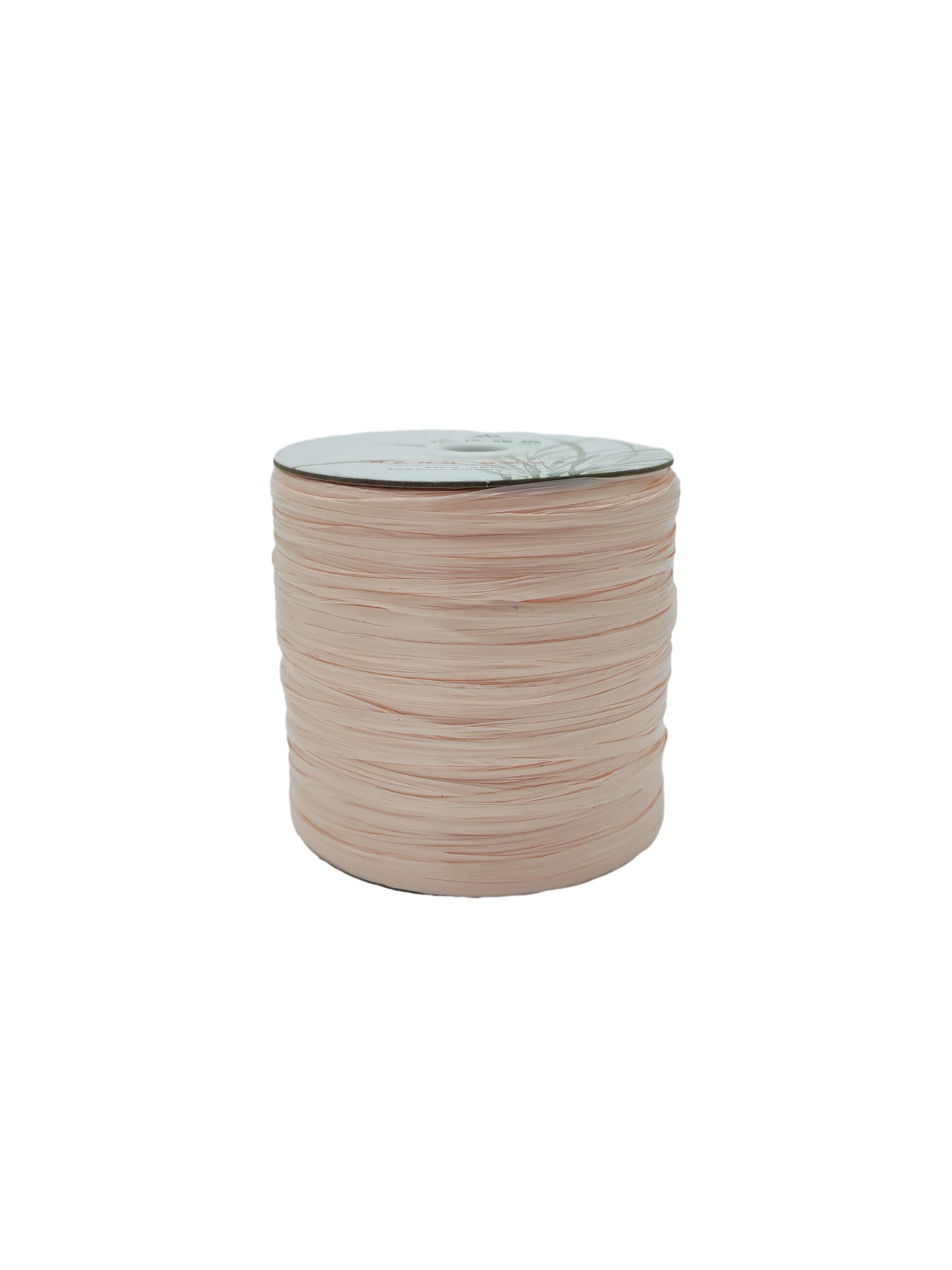 Large Stocks Supply high quality Raffia Yarn Sustainable Raphia Instant Delivery Ropes Eco-friendly Raffia Yarn 046 light pink